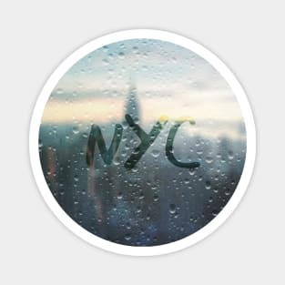 Rainy Day in NYC Photo Magnet